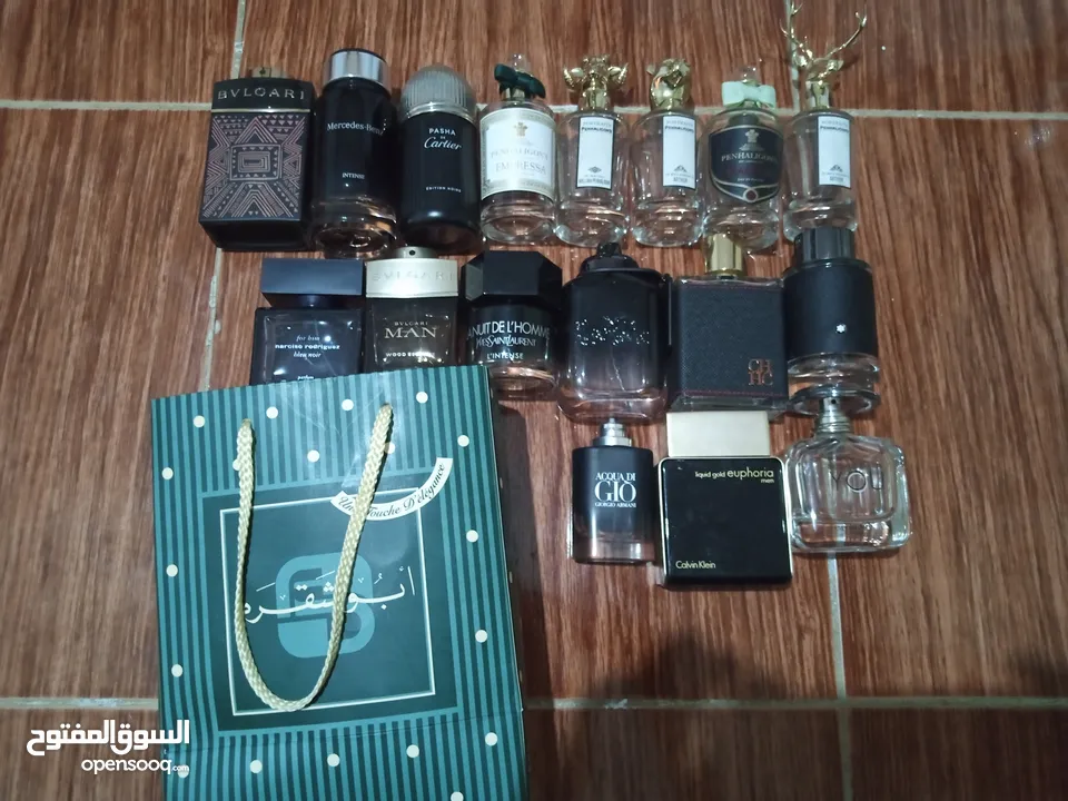 نشتري جميع انواع العطور الأصلية الفارغه