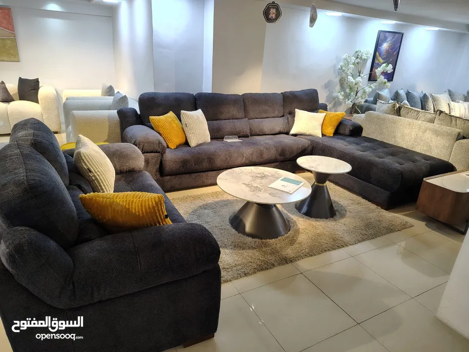 طقم كورنر خشب سويدي فاخر للبيع