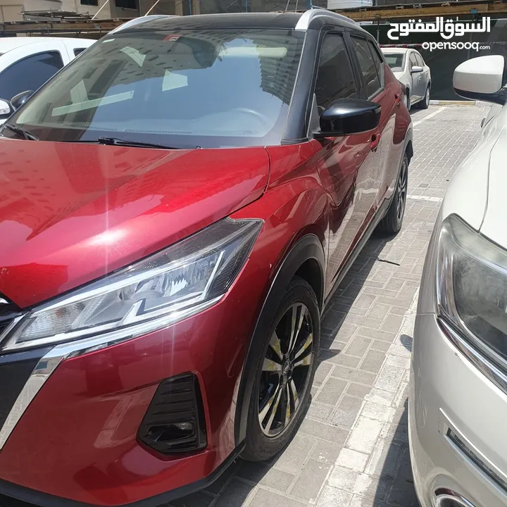 nissan kicks 2021 1sr owner like new for sale نيسان كيكس 2021 مالك اول في حالة الجديد للبيع