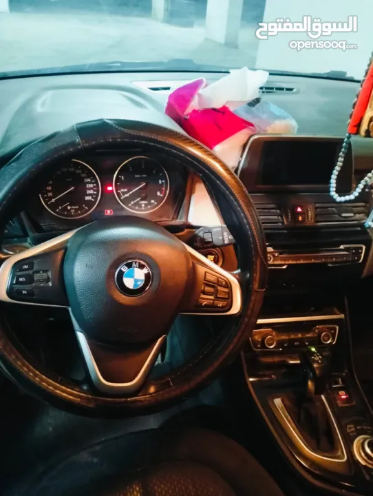 BMW 218d موديل 2015 6+1 ماتور 2000 دبل تيربو
