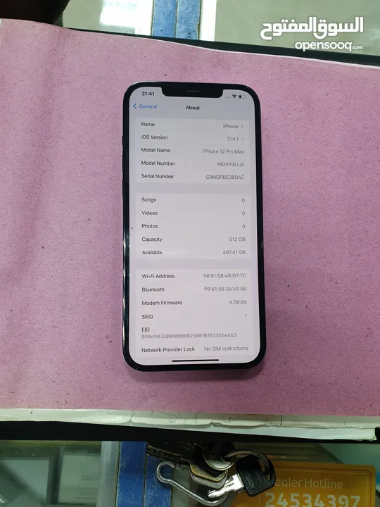 iphone 12pro max 512gb. 85%