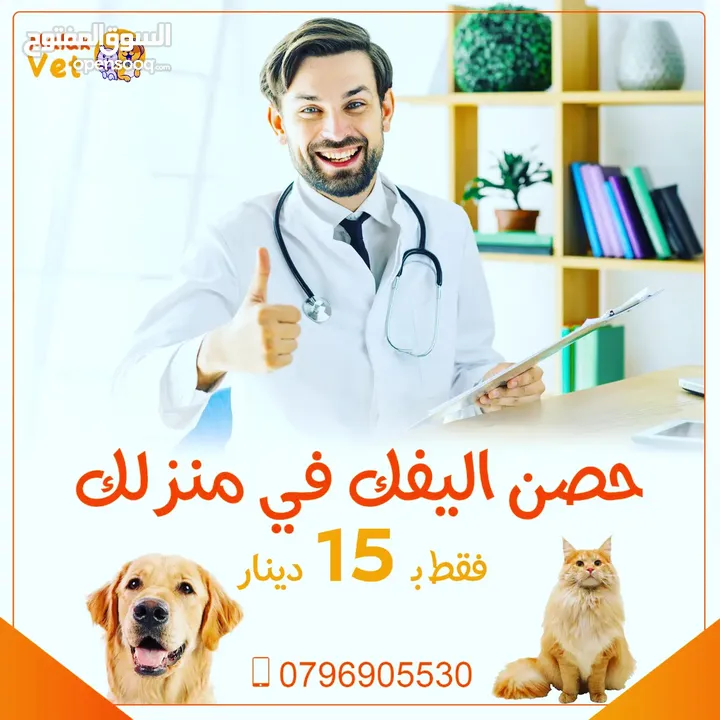 خدمات بيطرية متكاملة للحيوانات الاليفة
