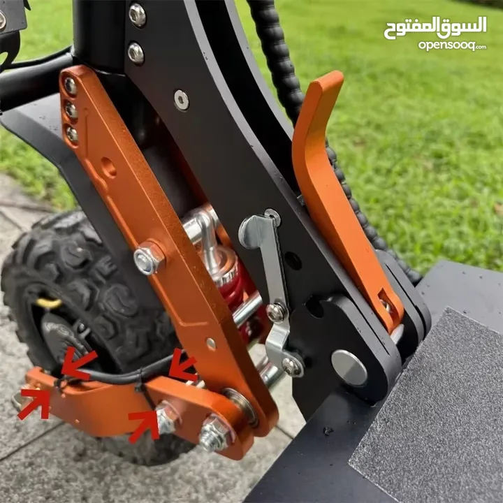 60Volt 6000Watts Electric, E Scooter Foldable Dual Motor Off Road Seat