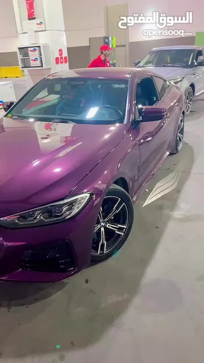 Bmw G22 4 series Coupe 2022  kit M interior/exterior Low Mileage 11000km  وارد.               اوروبي
