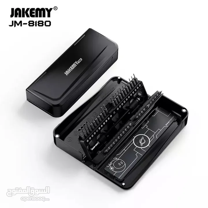 JAKEMY M-8180 A 47 in 1 Precision screwdriver set عدة مفكات للتلفون