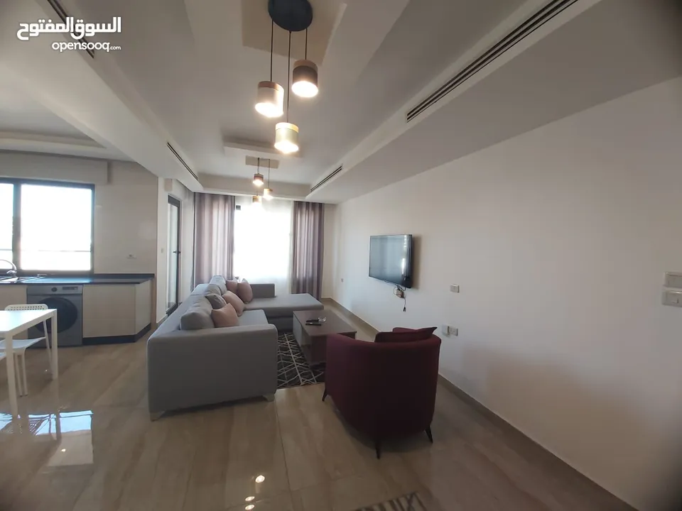 شقة مفروشة للايجار ثلاث غرف نوم في تلاع العلي شارع المدينة المنورة