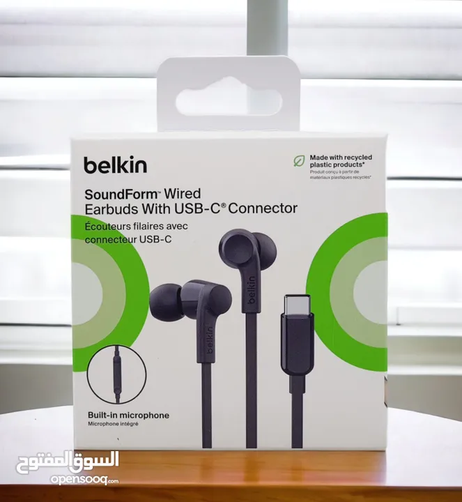 Belkin earbuds with usb-c connector