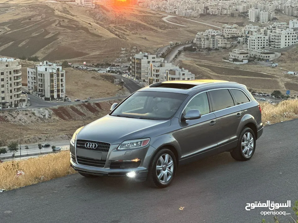 جيب اودي Q7 2007  كوارتر فل اوبشن كامل بانوراما اعلى صنف فحص كامل بحالة الوكالة