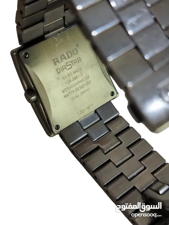 Rado Diastar Jubile Men's Quartz Watch ساعة رادو رجالي أصلية مستعملة تعمل بحالة جيدة جدا