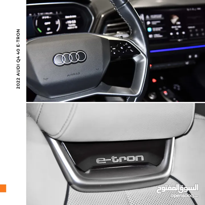 اودي Q4 اي ترون الكهربائية كروس اوفر 2022 Audi Q4 40 E-Tron Quattro Electric