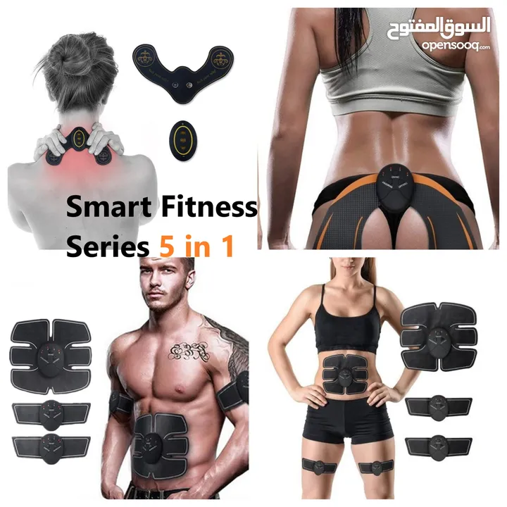 جهاز سمارت فتنس 5 في 1 لبناء و شد وتشكيل العضلات smart fitness 5 in 1