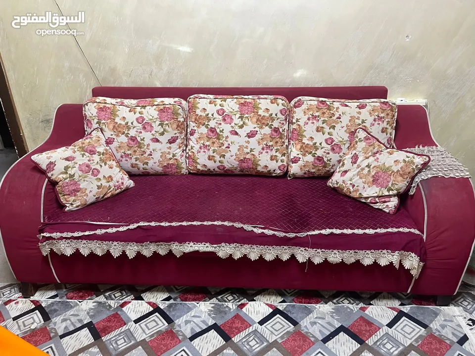 طقم كنب نظيف