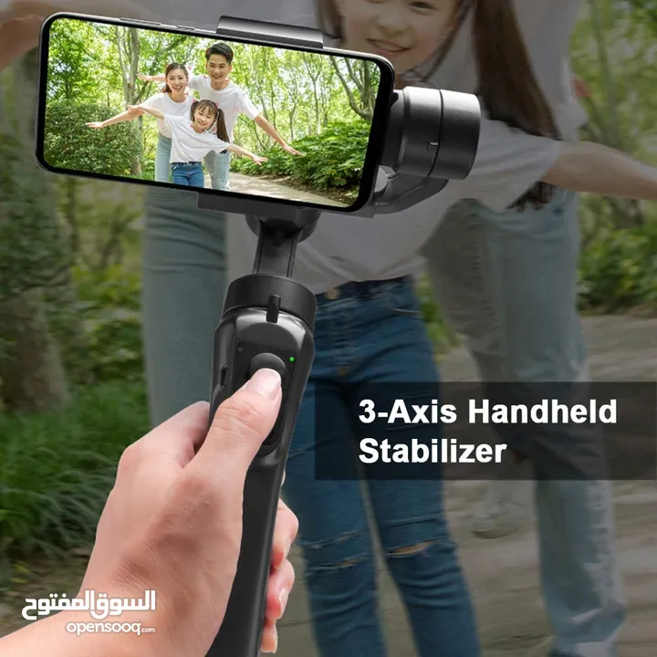 المثبت الذكي المضاد للاهتزاز (حامل بانورامي) F6 Smartphone Gimbal 3-Axis Handhel