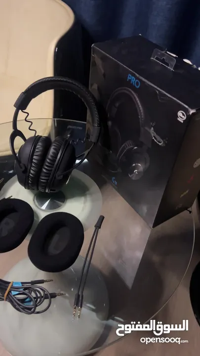 Open box logitech pro x سماعة headset