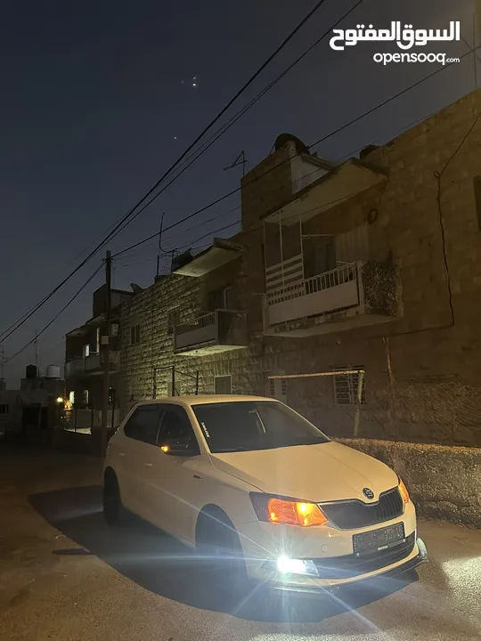 سكودا فابيا 2015 جديده منفوضه صح بالصلاة على النبي سحب شركه بويه شركه دهان قطعتين