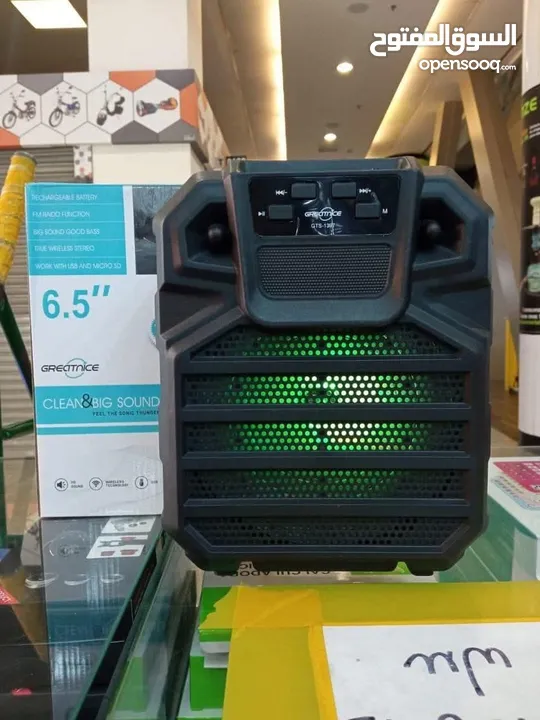 سماعات 6.5 انش شحن سماعة سبيكر بلوتوث و اضائه وراديو صوت قوي سماعه حفلات منزليه SPEAKER مكبر صوت