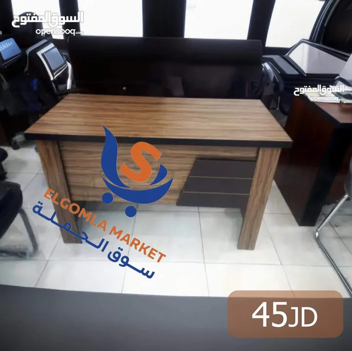 مكتب 120*60 خشب لامينت مستورد مكفول تشكيلة مميزة من التصاميم والالوان
