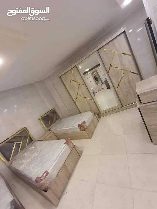 غرف نوم لاتيه وخشب لامينت بسعر حرق جديد غير مستعمل