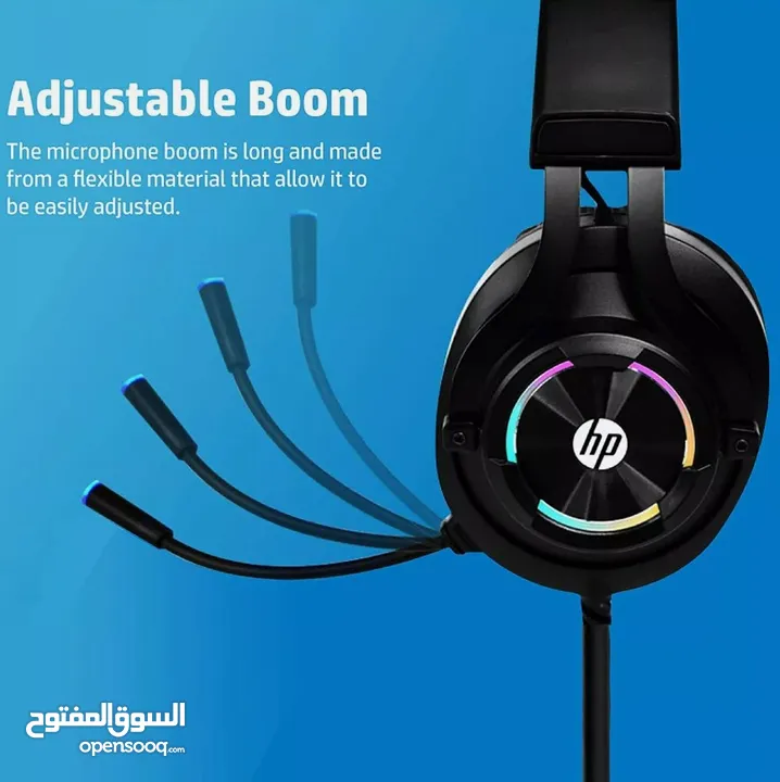 HP H360GS 7.1 Virtual Surround USB Gaming Headphone سماعة اتش بي مع مايك