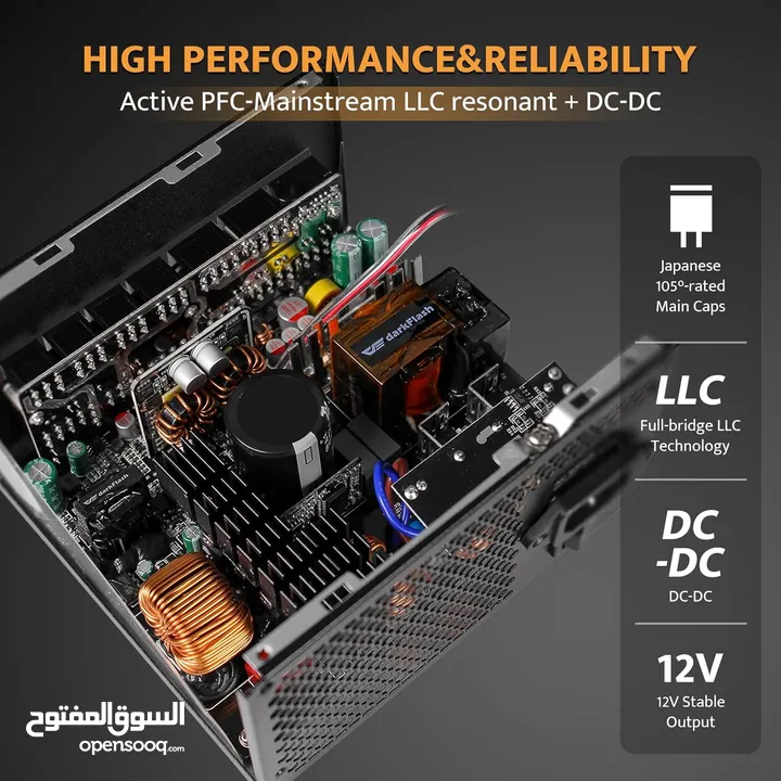 darkflash 750W Gold 80+ Fully Modular Power Supply