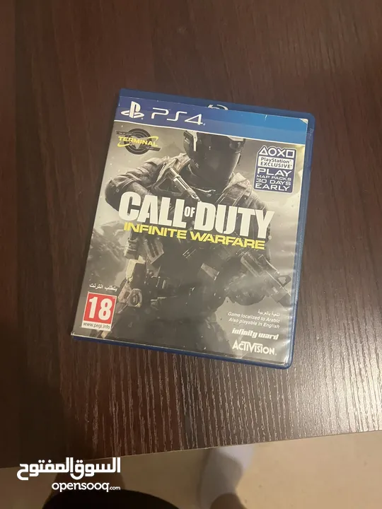 ‏لعبة call of duty infinite warfare تدعم البلاستيشن 4