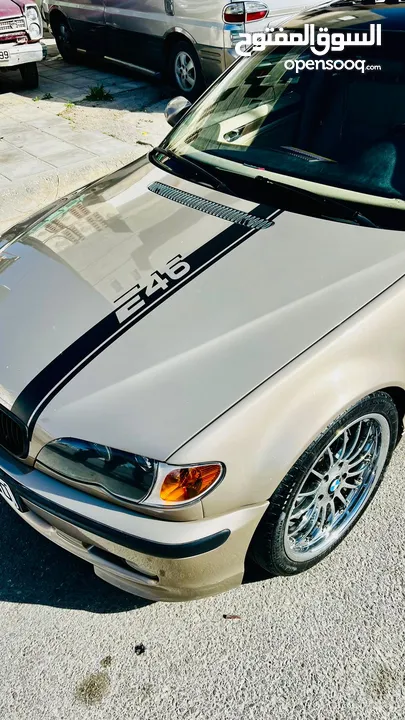 للبيع او اقساط عن طريق بنك العربي الاسلامي BMW E46/ موديل 2000