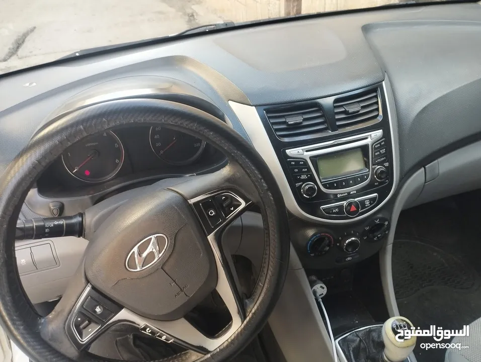 هيونداي اكسنت 2012 جير عادي اصل عمومي