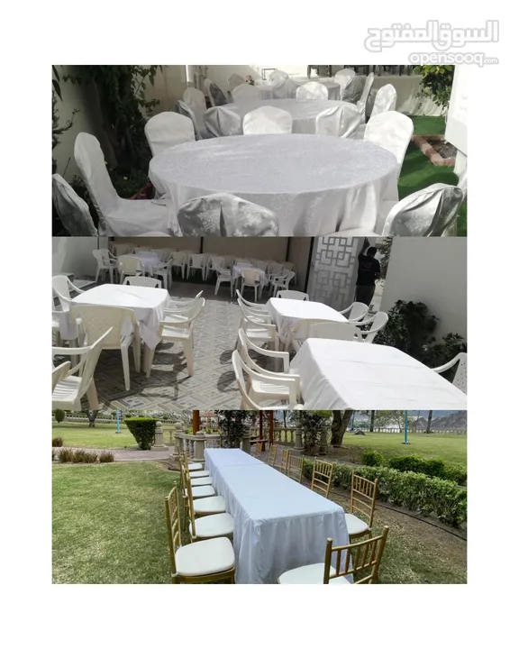 Rental of table and chair/استئجار طاولة وكرسي