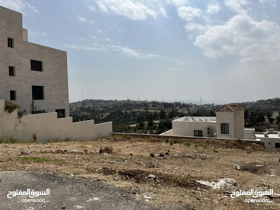 (1)ارض للبيع  قرب دوار التعبئة بدر الجديدة 750م ذات اطلاله عاليه تبعد عن دابوق 7 دقائق