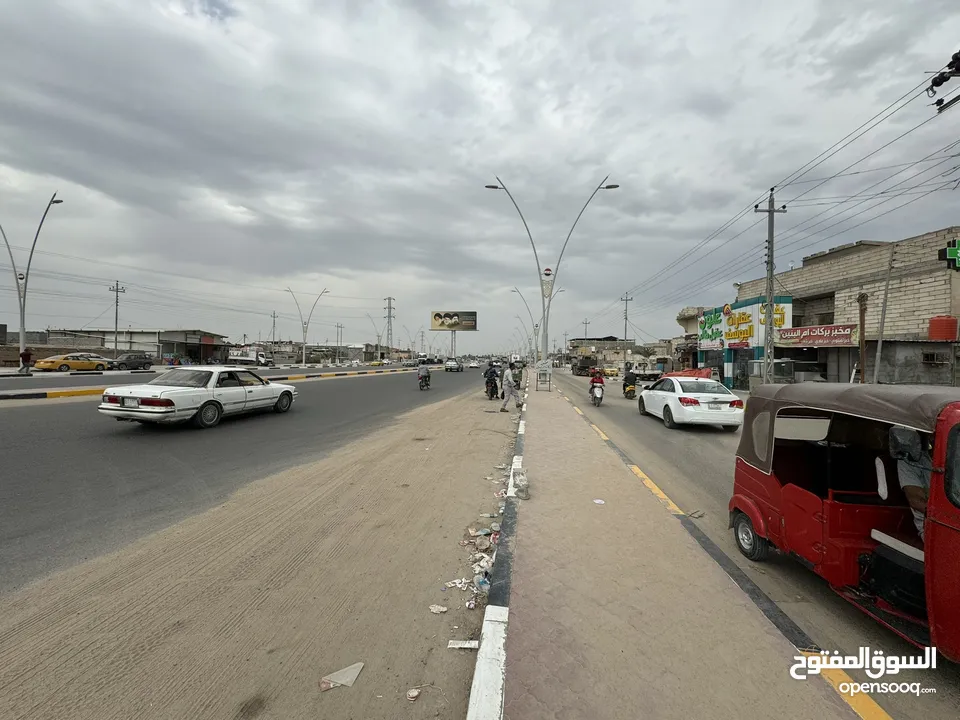 بناية تجارية للبيع في الجزيرة الشارع العام الاربع شوارع نزلة جسر خالد شارع الفيحاء الماسحة 800 متر