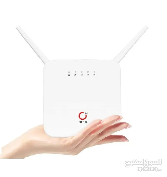 راوتر الانترنت المنزلي والمحمول بتقنية الجيل الرابع Olax AX6 Pro 4G Router يعمل بالكهرباء او بالبطار