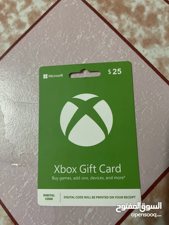 بطاقة Xbox Gift Card