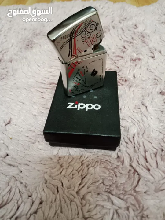 قداحة وولاعة Zippo lighter الأمريكية الأصلية مستعملة بحالة ممتازة