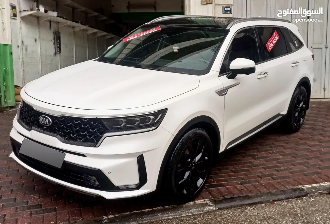 كيا سورينتو فل مسكر اضافات مع فتحه سقف بانوراما بسعر حرق حرق وكاش