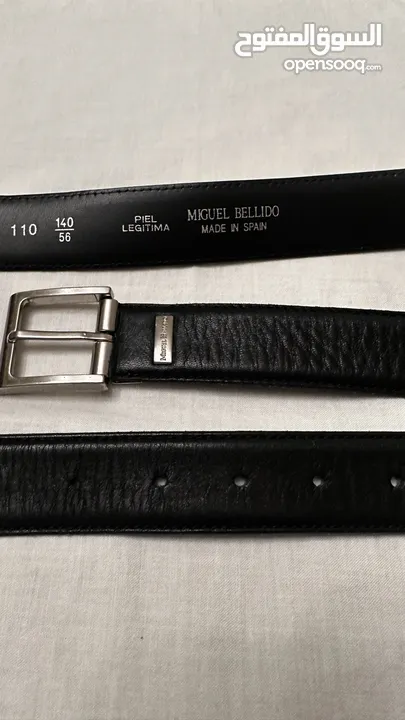 Men’s original pure leather belt.حزام رجالي اسباني و ايطالي جلد طبيعي