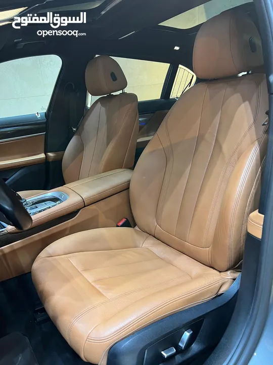 BMW 740Le 2017 وارد شركه ابو خضر مالك اول فل كامل اعلى تصنيف فحص كامل بحاله الوكاله