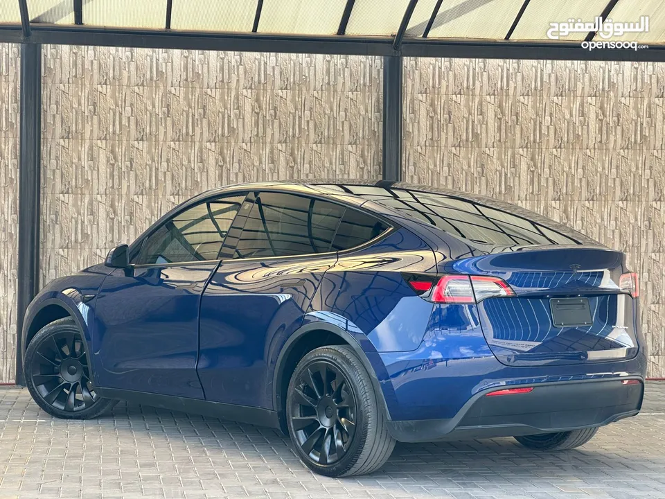 TESLA MODEL Y 2021 LONG RANGE تيسلا لونج رينج دول موتور فحص كامل بسعر مغرري