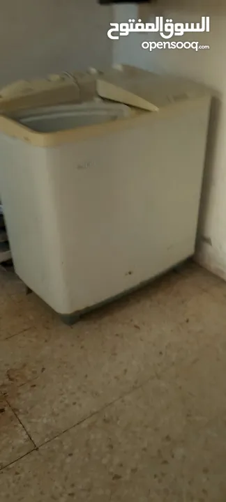 غساله مستعمله للبيع 8 كيلو حوضين