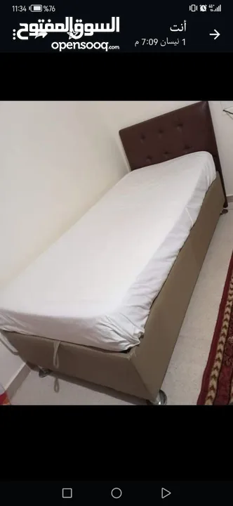 سرير مفرد مستعمل