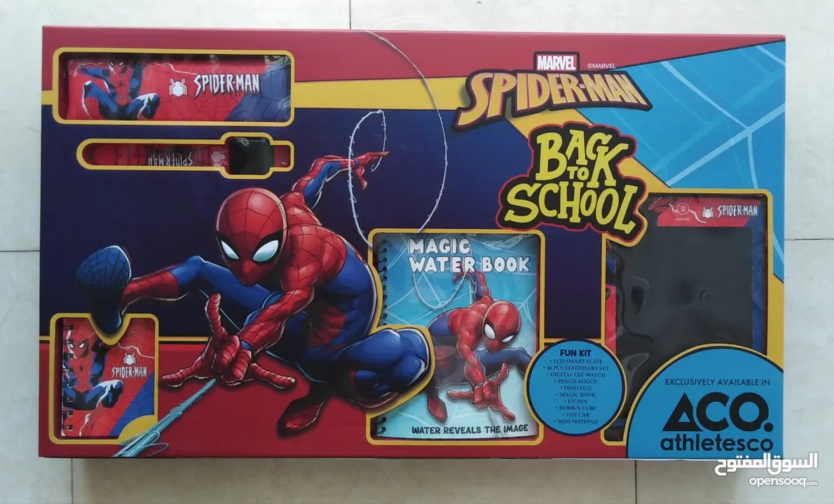 Fun kit Marvel Spiderman back to school brand new sealed ultimate kit of funand functional essential