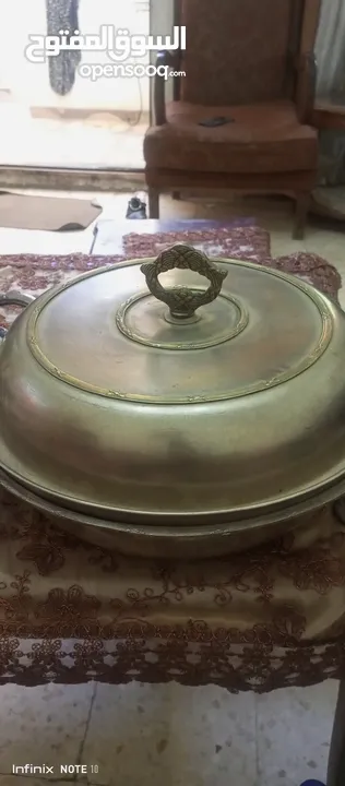حافظة طعام حجم كبير نحاس وزن 4ك