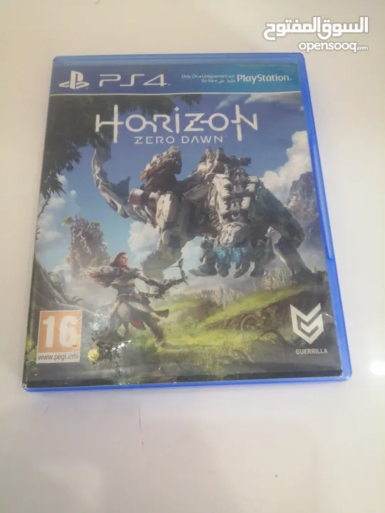 سي دي Horizon Zero Dawn مستعمل 1 شهر سبب البيع تم التختيم اللعبة شغالة ولا خدش