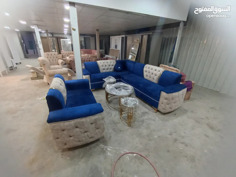 كنب 7مقاعد جميع الالوان متوفره عرض لاسبوع فقط 249
