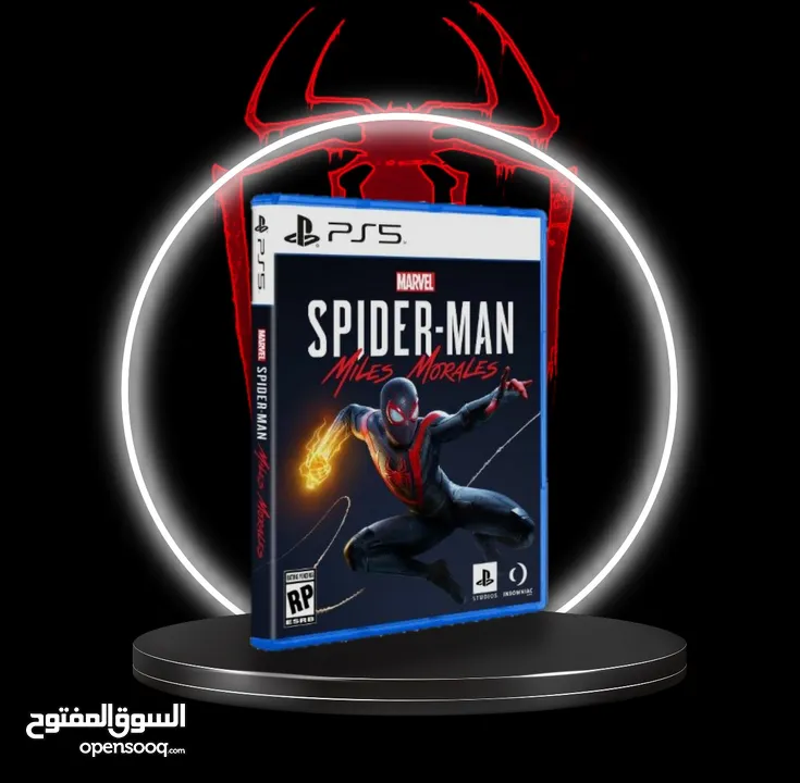 جديده! لعبة Spider-Man Miles Morales نسخة PS5 الأصلية بسعر مميز وتوصيل سريع