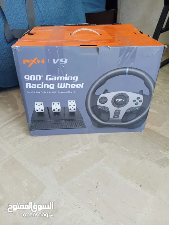 للبيع ستيرينج مع جير وبدالات  لألعاب السيارات والسباقات Racing Wheel