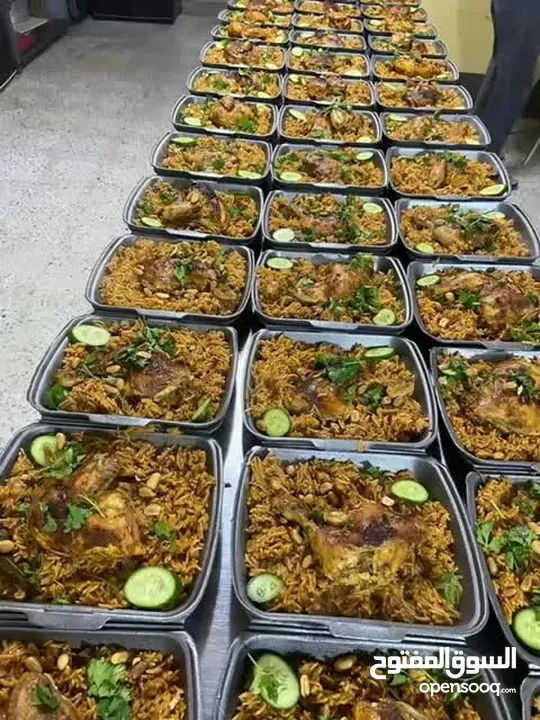 وجبات طعام لشركات والمصانع والجمعيات الخيرية اقل سعر