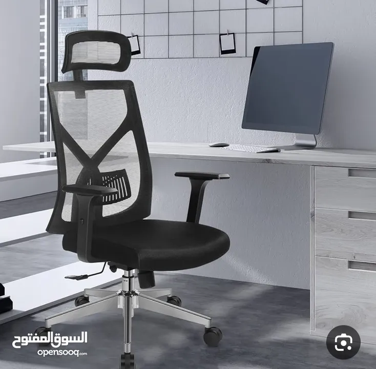 الاحدث بكل الأسواق كرسي مكتب طبي داعم للفقرات جودة عالية مع ميزة الاسترخاء طبي عملي يتحمل اوزان