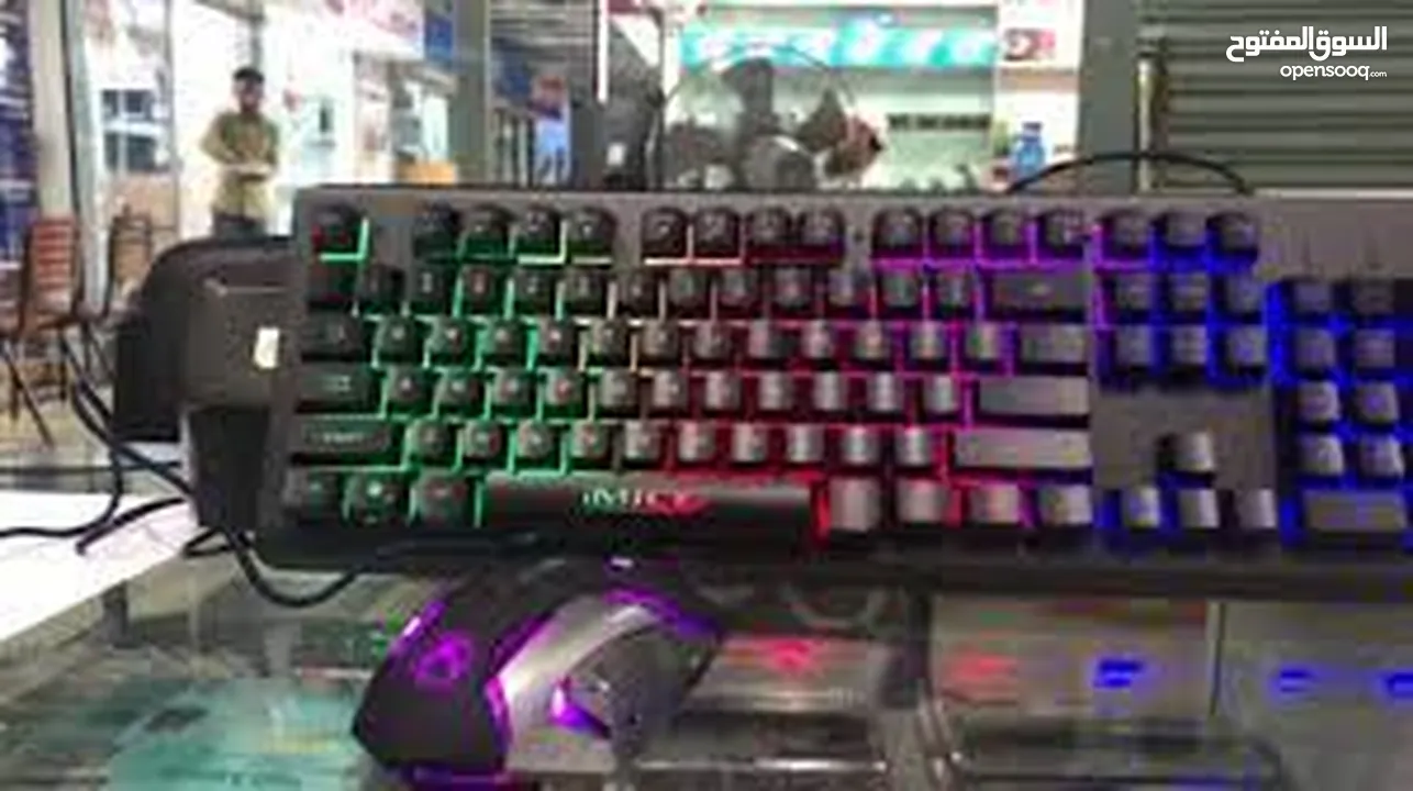 iMICE Gaming Keyboard  KM-900 كيبورد جيمنج مضيئ من اي مايس