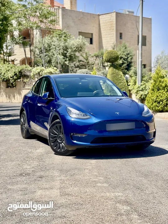‏TESLA MODEL Y 2022 LONG RANGE فحص كامل بسعر مغرررري فل اضافات دفع رباعي