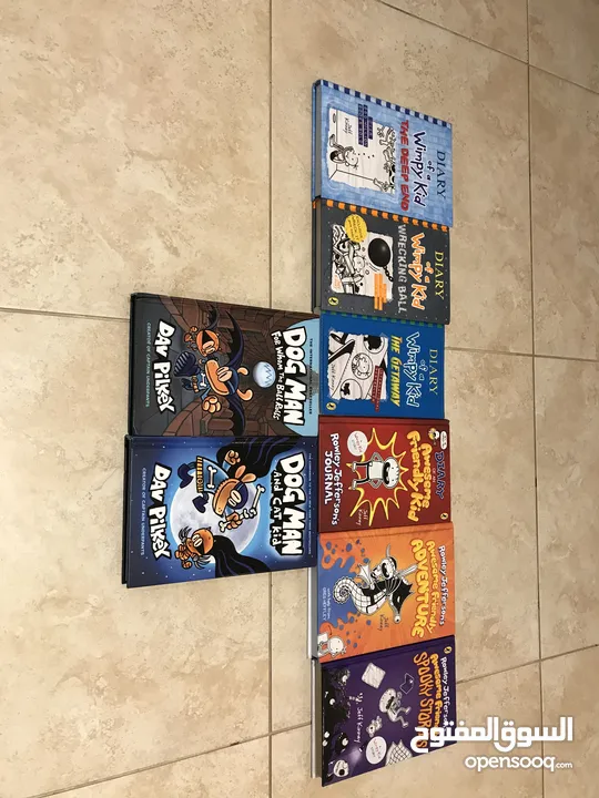 Diary of a Wimpy Kid, Diary of an Awesome Friendly Kid and Dog Man Books